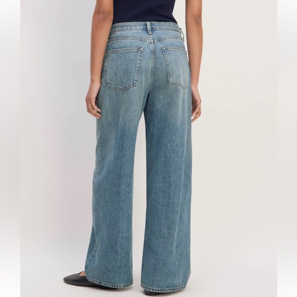 Everlane Light Blue Flare Super Baggy Jeans - Picture 6 of 10